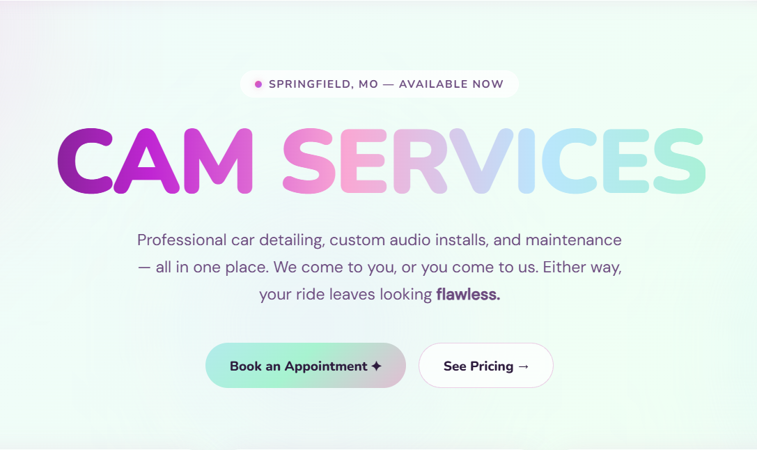 Local restaurant site